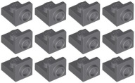 LEGO 36840 BROKE PLATE tmavosivá (5g) 12 ks