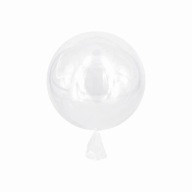 Balón fóliový KULA transparentný transparentný BOBO 10 palcov 25 cm 1 ks