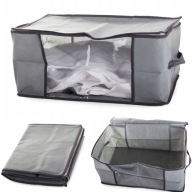 Priestranný box, veľký organizér na uloženie posteľnej bielizne, 45x30x20