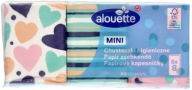 ALOUETTE Mini hygienické obrúsky 4-vrstvové 6 x 8 ks