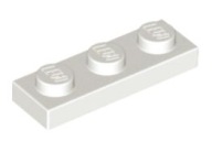 LEGO PLATE 1X3 BIELY 3623 CENA ZA 2 KS
