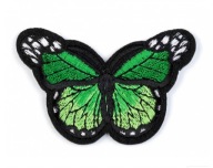 Nažehľovacia termo náplasť Butterfly Applique Patch GREEN /2811