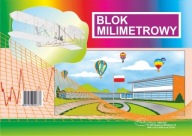 Grafický papier A4, 20 listov milimetrového papiera