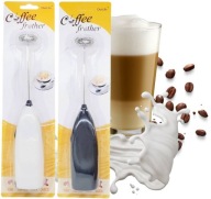 Napeňovač mlieka, elektrický, ručný MINI MIXÉR, WHISHER na kávu latte