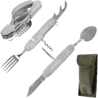 Vreckový nôž Tourist Essentials DOMINATOR 6v1 príborový nôž lyžička vidlička