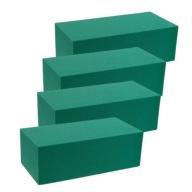 4x Sponge kvetinová pena mokrých kockových kvetov