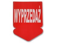 ŠTÍTOK ŠÍPKA VÝPREDAJ OBCHODU TABUĽKA VÝPREDAJ SIGN