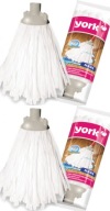 Biela syntetická hlava mopu Maxi YORK 078020 x2
