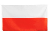 POĽSKÁ VLAJKA POĽSKA RP 90X150 cm M-PLÁŠKA NA STRIAŽ BIELE ČERVENÉ