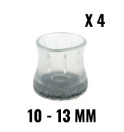 4x krytky nôh stolovej stoličky Ø10-13mm