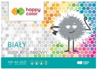 BLOK NA KRESLENIE BIELA ​​HAPPY FARBA A4 /20 LISTOV/