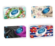 Neparfumované vreckovky Delikato, 2 vrstvy. 100 ks.