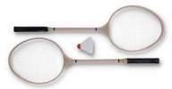 Bedmintonová drevená raketoplánová raketa 1b