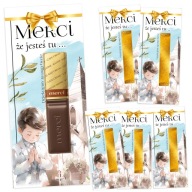 ĎAKUJEME HOSTOM MERCI ZA PRIJÍMANIE, SVADBU, KRST, SVADBU - 6 KS [12]