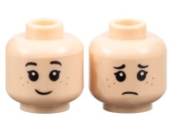 Lego New Head Light Nougat girl Ginny Weasley 3626cpb2104