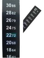 Samolepiaci sudový teplomer 10-36C LCD samolepkový teplomer