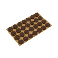 Plsťová podložka, kruhová plsť. fi20mm(28ks) Bronz