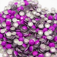 Kovové termo kamienky Neon Purple 4mm 1000