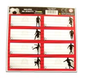 NÁLEPKY NA PODPIS KNÍH KNIH FUTBALOV