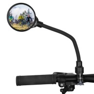 ZRKADLO NA BICYKEL NA RIADTIKÁ, VYHNUTÉ, NASTAVITEĽNÉ, DLHÉ