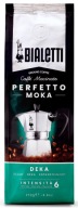 BIALETTI Perfetto Moka DEKA BEZKOFEÍNOVÁ mletá káva 250g BEZ KOFEÍNU
