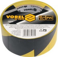 Výstražná lepiaca páska 48mm x 33m VOREL