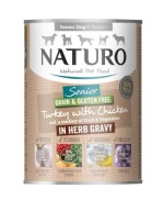 Naturo Grain Bezlepkové Senior morčacie kura 390g