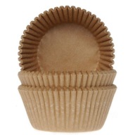 Košíčky na muffiny - kraft, 50 ks.