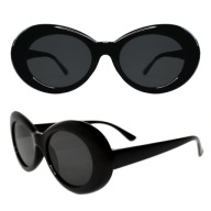 BLACK OVAL RETRO vintage slnečné okuliare Kurt Cobain