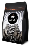 Čerstvo pražené kávové zrná 100% Arabica Ethiopia 50G pre kávovar na espresso