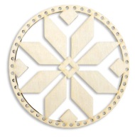 Mini makramé obruč, základňa pre hviezdny lapač snov, kruh 15cm
