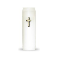 Parafínová vložka do sviečky Decorated Cross 105h