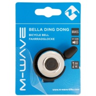 Zvonček na bicykel ALU PLAST, čierno-strieborný, 40 mm