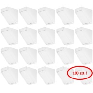 Podpera police Komandorek, biela, 100 ks