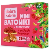 Tyčinky BEZ CUKRU malinový mini tart GOOD CALORIES malinová zdravá tyčinka