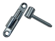 Skrutkovaný okenný záves 12/7mm so strieborným pozinkovaným plechom