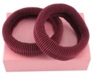 VEĽKÁ VLASOVÁ RUBA, 7 cm, 2 KS, bordová