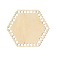 BSZ453 Podstavec košíka - šesťuholník 17x14,9cm