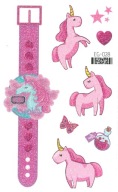 Umývateľné tetovanie pre deti GLITTER UNICORNS EG028