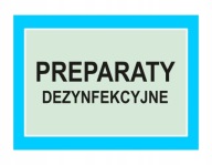 DEZINFEKČNÉ PROSTRIEDKY - VÝSTRAŽNÁ TABUĽKA