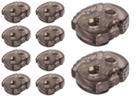 ZARÁŽKA LINKY KONCOVÁ PLAMEŇOVÁ SVORKA 3mm - 10 ks