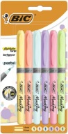 BIC GRIP zvýrazňovač SET PASTEL COLORS 6KS
