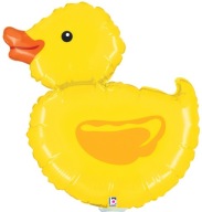 Fóliový balónik Žltá Duck Duck Baby Shower Birthday Party 35cm