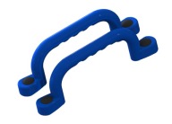 SLNKO - IHRISKO RÚČKY 240 mm - 2 ks S MODRÝMI SKRUTKAMI BK