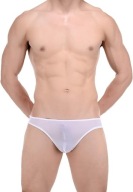 SEXY PÁNSKE BIELE EROTICKÉ TRANSPARENTNÉ TOPÁNKY L/XL