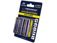 ALKALICKÉ BATÉRIE LR6 AA x8 1,5V 8 ks