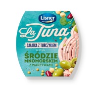 1x 160g LISNER Tuniakový šalát na stredomorský spôsob so zeleninou