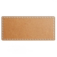 šedý základný košík dno 22x49cm HDF obdĺžnik