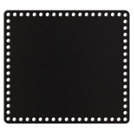 čierny základný košík dno 28x31cm HDF obdĺžnik
