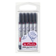 Dlhé modré náplne do pier, 5 ks Herlitz MY PEN
